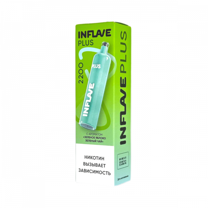 INFLAVE Plus Зелёное Яблоко Зелёный Чай