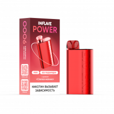 INFLAVE POWER Спелая Малина (9000 затяжек)