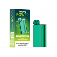 INFLAVE POWER Зеленое Манго-Мята (9000 затяжек)