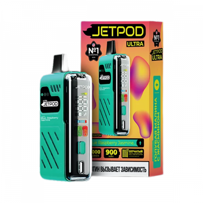 JETPOD ULTRA 14000 Голубая малина, жасмин
