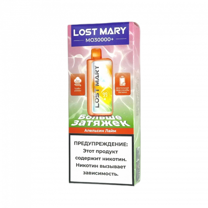 Lost Mary MO 30000+  Апельсин Лайм