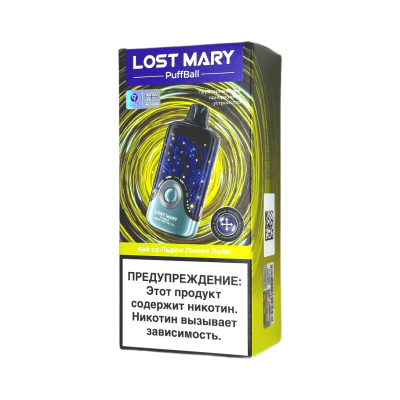 LOST MARY PUFFBALL 30000 Чай со льдом, лимон, лайм