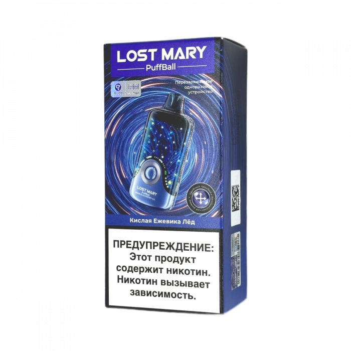 LOST MARY PUFFBALL 30000 Кислая ежевика, лёд