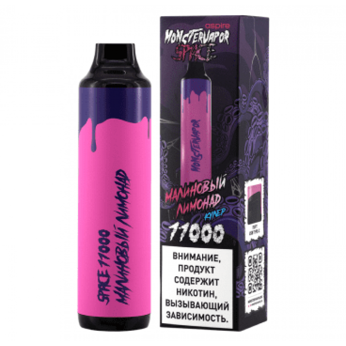 MONSTERVAPOR SPACE Малиновый лимонад 11000