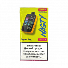 NASTY BAR D16Ki 16000 Персик, лёд