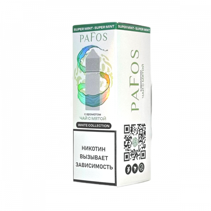 Жидкость PAFOS WHITE Чай с мятой 30мл