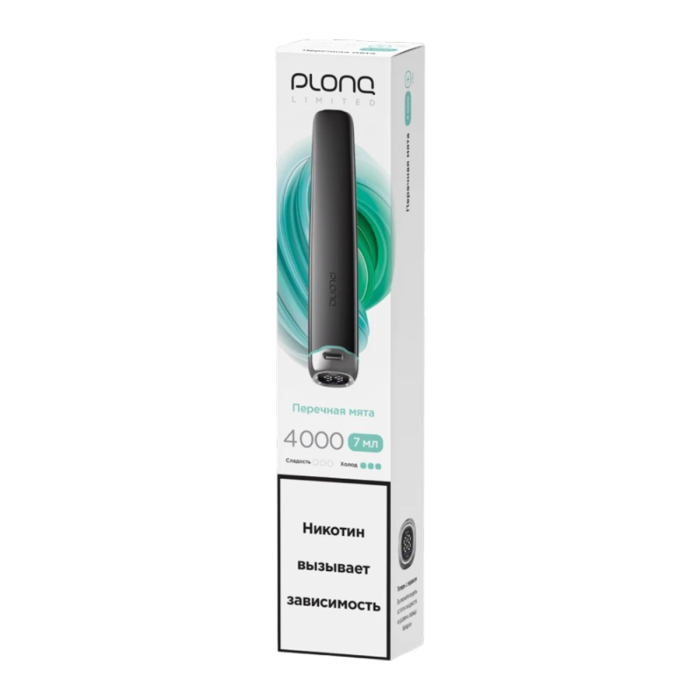 PLONQ PLUS PRO Black 4000  Перечная Мята