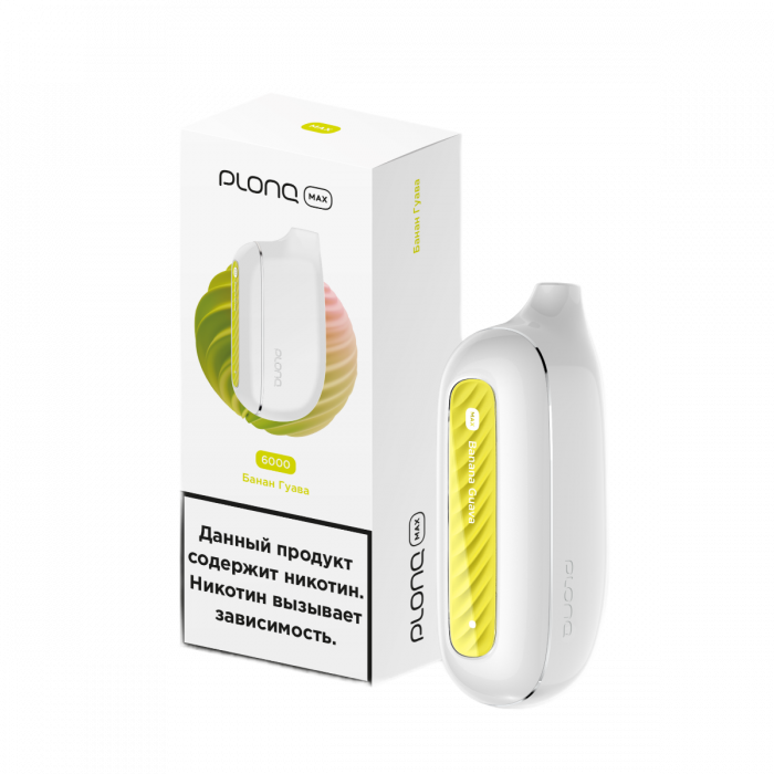 Plonq MAX 6000 Банан, гуава