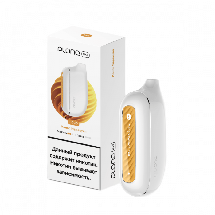 Plonq MAX 6000 Манго, маракуйя