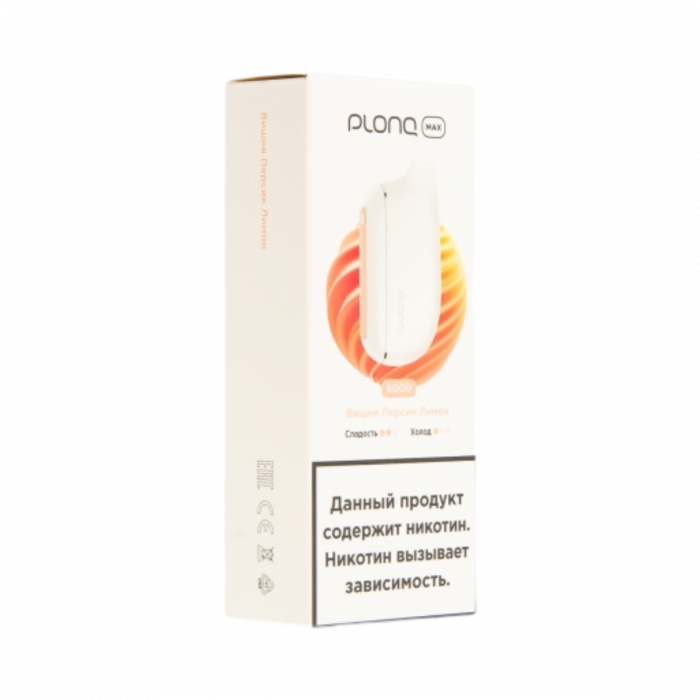 Plonq MAX 6000 Вишня, персик, лимон