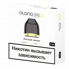 Картридж Plonq Meta Кислый лимон 0.8 Om