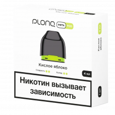 Картридж Plonq Meta Кислое яблоко 0.8 Om
