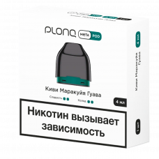 Картридж Plonq Meta Киви, маракуйя, гуава 0.8 Om