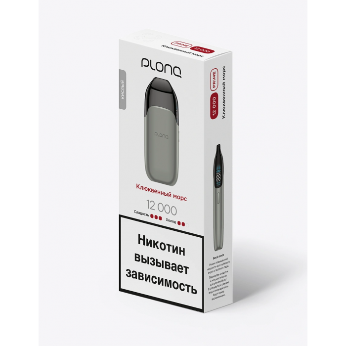 PLONQ PRIME 12000 Клюквенный морс