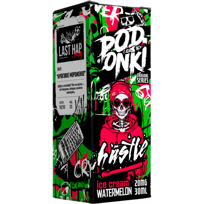 Жидкость PODONKI LAST HAP STRONG Арбузное Мороженое