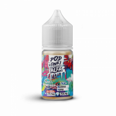 Жидкость PODONKI x ALFA VAPE Малина, личи