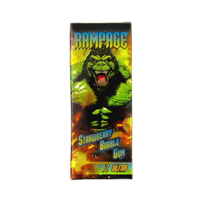 Жидкость RAMPAGE Клубника, бабл гам