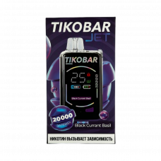 TIKOBAR JET 20000 Чёрная смородина, базилик