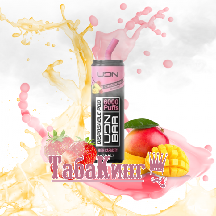 UDN BAR 6000 Strawberry Mango (Клубника-Манго)