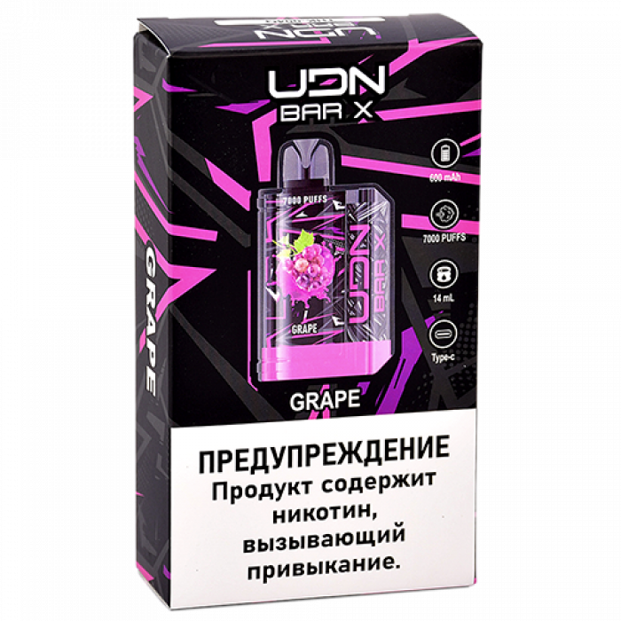 UDN BAR X III 7000 Grape (Виноград)