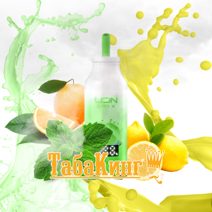 UDN BAR X LED 7000 Mint Orange Lemon (Мята, апельсин, лимон)