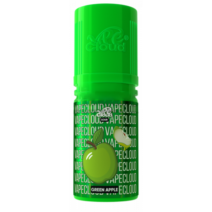 Жидкость Vape Cloud SOUR 5 Green apple (Strong) 30 мл