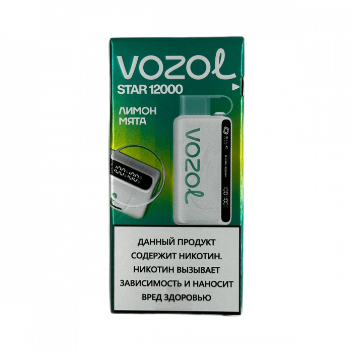 VОZOL STAR 12000 Лимон Мята