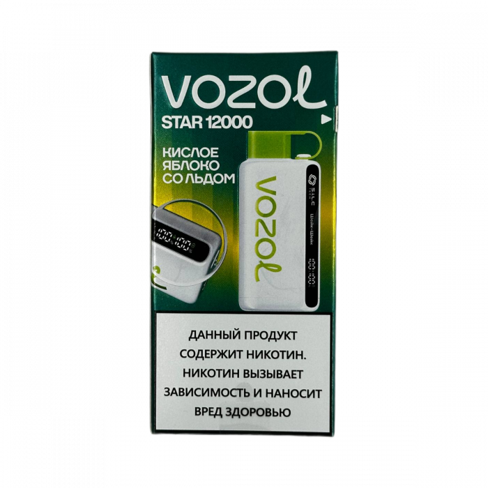 VОZOL STAR 12000 Кислое Яблоко со льдом