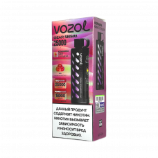 VOZOL GEAR SHISHA 25000 Клубника, киви со льдом