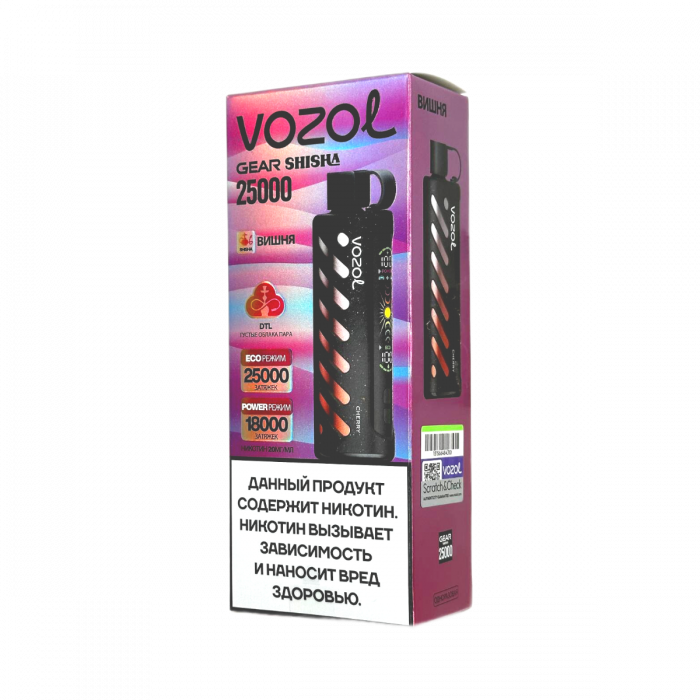VOZOL GEAR SHISHA 25000 Вишня