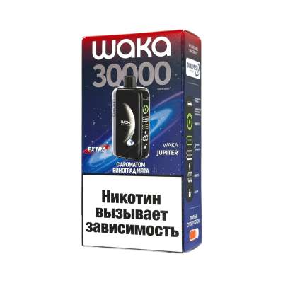 WAKA JUPITER EXTRA 30000  ВИНОГРАД МЯТА