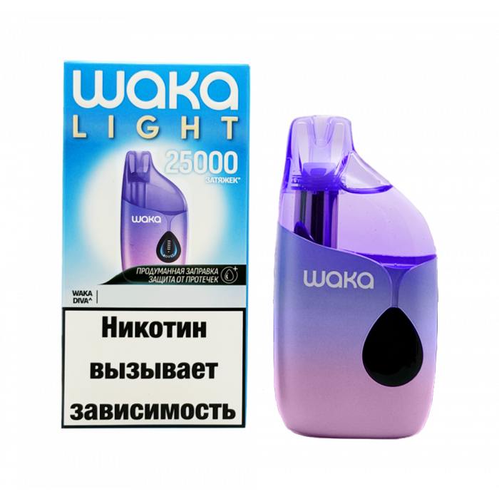 WAKA LIGHT DIVA  Газированная Вишня