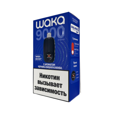 WAKA NOVO 9000 Черника Вишня Клюква