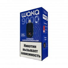 WAKA NOVO 9000 Газированная Вишня Лайм