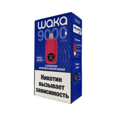 WAKA NOVO 9000 Клубника Малина Вишня