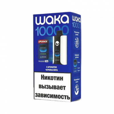 WAKA soPRO PA 10000 Boost Черника Мята