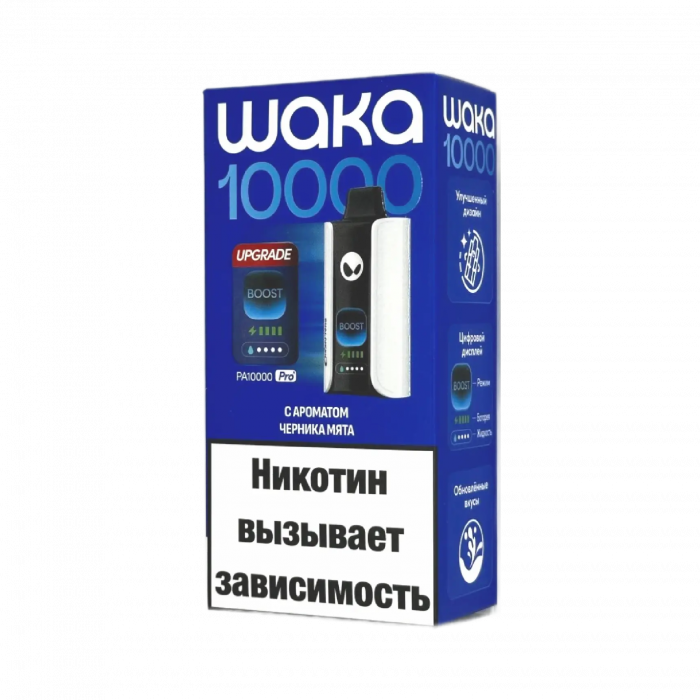 WAKA soPRO PA 10000 Boost Черника Мята