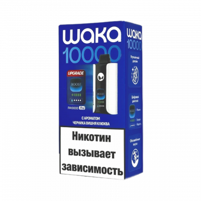 WAKA soPRO PA 10000 Boost Черника Вишня Клюква
