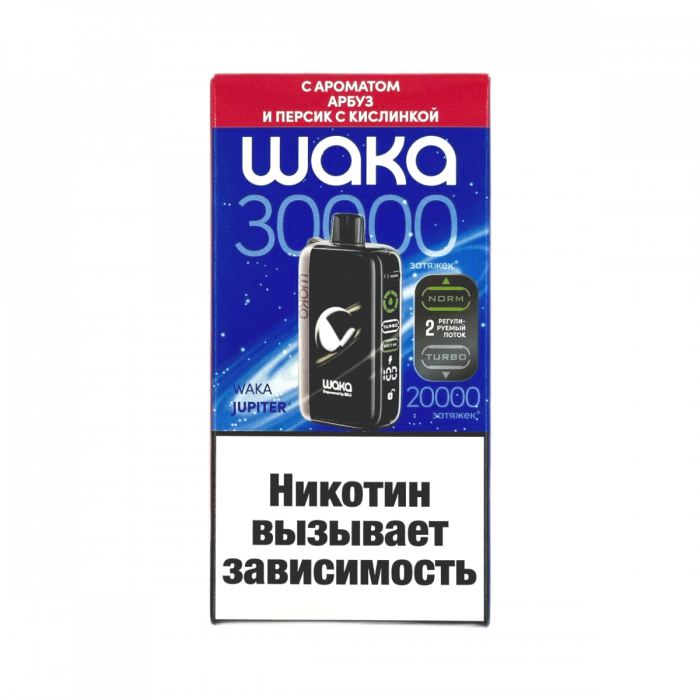 WAKA JUPITER DM30000 Арбуз, персик с кислинкой