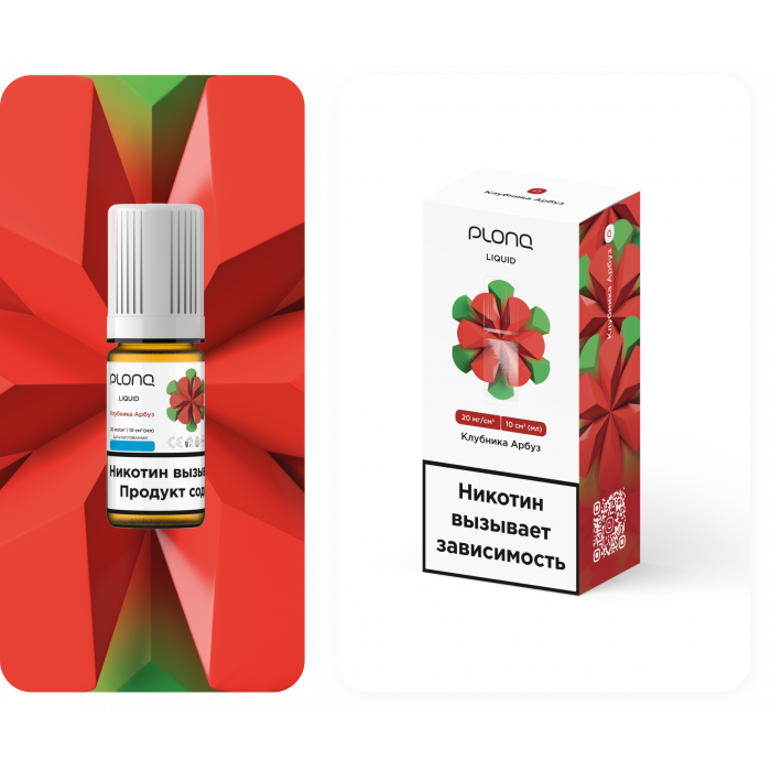 Жидкость Plonq Liquid 10 мл Клубника-Арбуз