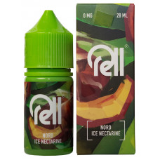Жидкость RELL GREEN Nord ice Nectarine (Холодный Нектарин) 0% 28 мл