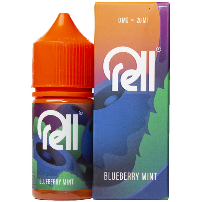 Жидкость RELL ORANGE Blueberry Mint (Черника-Мята) 0% 28 мл